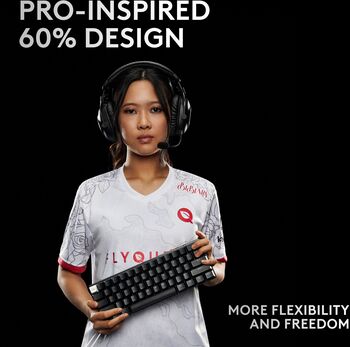 Logitech G PRO X 60 Linear þráðlaust leikjalyklaborð - Svart