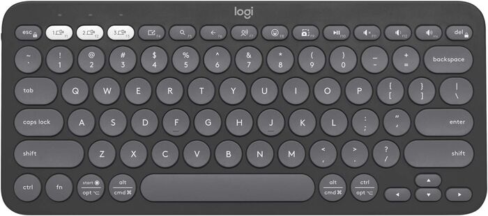 Logitech Pebble 2 K380S/M350S lyklaborð og mús - Svart 