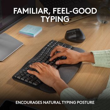 Logitech Wave Keys lyklaborð - Svart