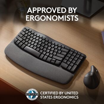 Logitech Wave Keys lyklaborð - Svart