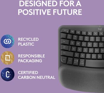 Logitech Wave Keys lyklaborð - Svart