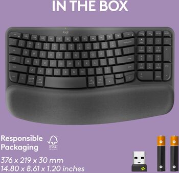 Logitech Wave Keys lyklaborð - Svart