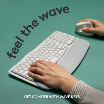 Logitech Wave Keys lyklaborð - Hvítt