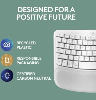 Logitech Wave Keys lyklaborð - Hvítt