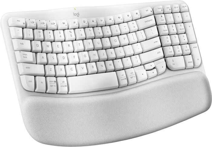 Logitech Wave Keys lyklaborð - Hvítt