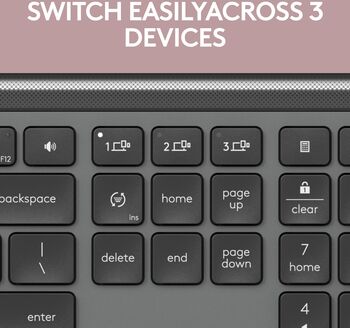 Logitech MK950 Slim lyklaborð og mús - Svart