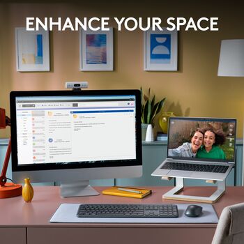 Logitech MK950 Slim lyklaborð og mús - Svart