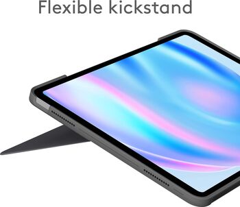 Logitech Combo Touch lyklaborðshulstur fyrir iPad Air 13" (M2) - Grátt