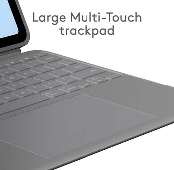 Logitech Combo Touch lyklaborðshulstur fyrir iPad Air 13" (M2) - Grátt