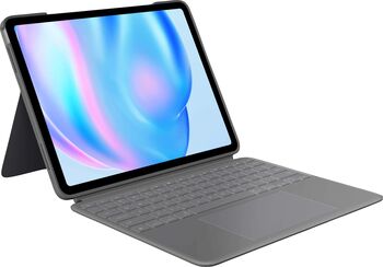 Logitech Combo Touch lyklaborðshulstur fyrir iPad Air 13" (M2) - Grátt