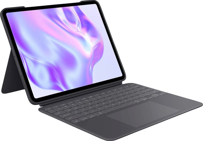Logitech Combo Touch lyklaborðshulstur fyrir iPad Pro 13" (M4) - Grátt