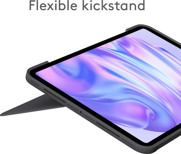 Logitech Combo Touch lyklaborðshulstur fyrir iPad Pro 11" (M4) - Grátt