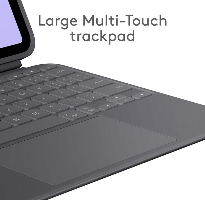 Logitech Combo Touch lyklaborðshulstur fyrir iPad Pro 11" (M4) - Grátt