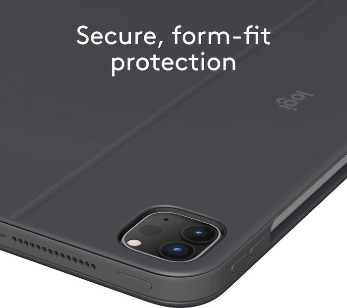 Logitech Combo Touch lyklaborðshulstur fyrir iPad Pro 11" (M4) - Grátt