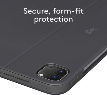 Logitech Combo Touch lyklaborðshulstur fyrir iPad Pro 11" (M4) - Grátt