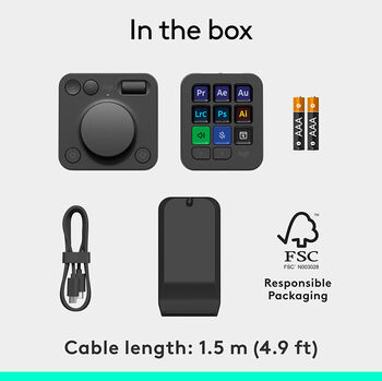Logitech MX Creative stjórnborð - Grátt