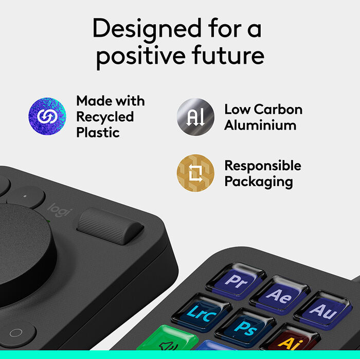 Logitech MX Creative stjórnborð - Grátt