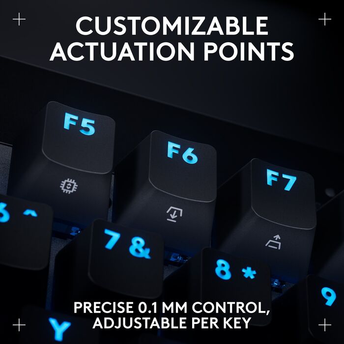 Logitech G Pro X TKL Rapid Trigger leikjalyklaborð - Svart