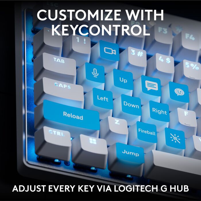 Logitech G Pro X TKL Rapid Trigger leikjalyklaborð - Hvítt