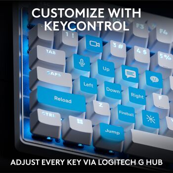 Logitech G Pro X TKL Rapid Trigger leikjalyklaborð - Hvítt