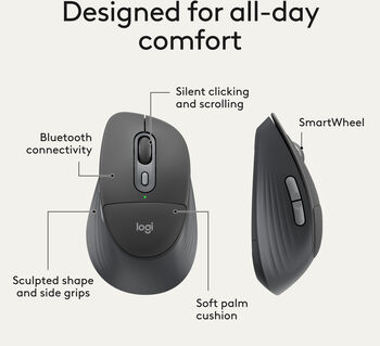 Logitech MK880 þráðlaust lyklaborð og mús - Svart