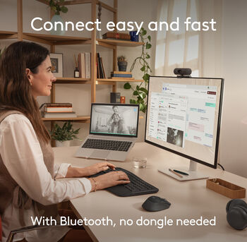 Logitech MK880 þráðlaust lyklaborð og mús - Svart