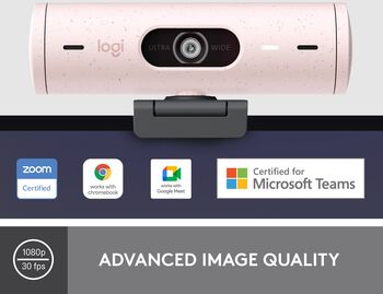 Logitech Brio 500 vefmyndavél - Bleik