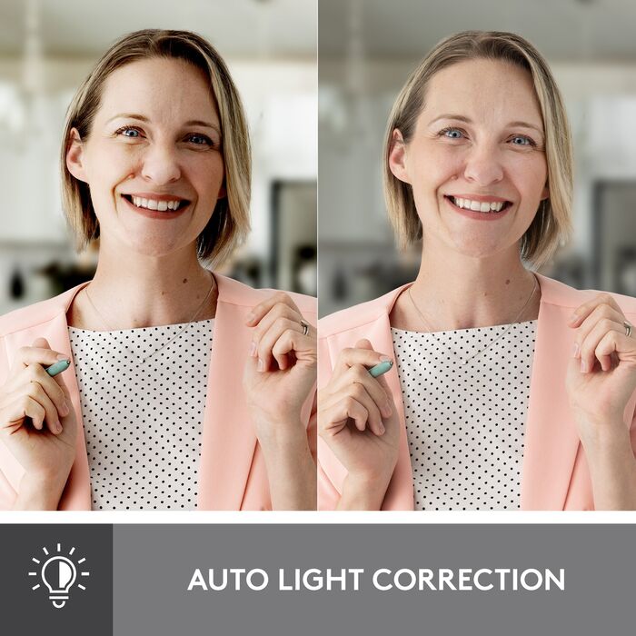 Logitech Brio 500 vefmyndavél - Bleik