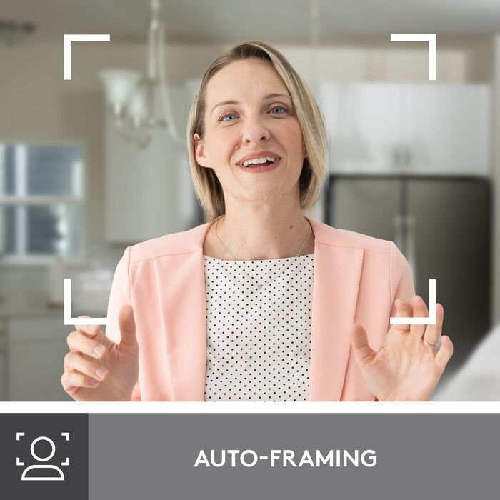 Logitech Brio 500 vefmyndavél - Bleik