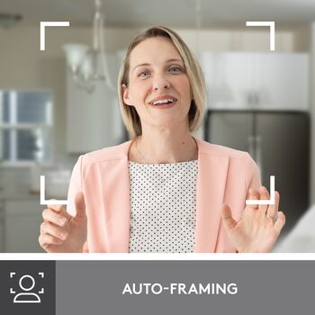 Logitech Brio 500 vefmyndavél - Bleik