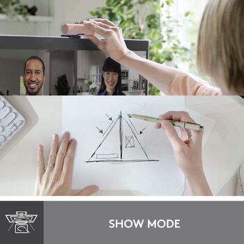 Logitech Brio 500 vefmyndavél - Bleik