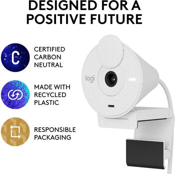 Logitech Brio 300 vefmyndavél - Hvít 
