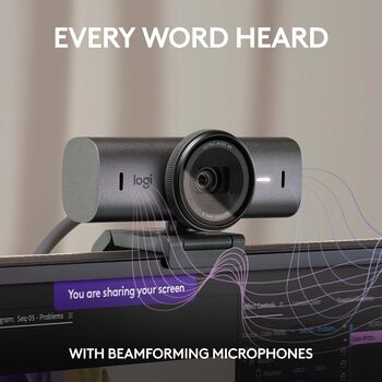 Logitech MX Brio vefmyndavél UHD - Grá