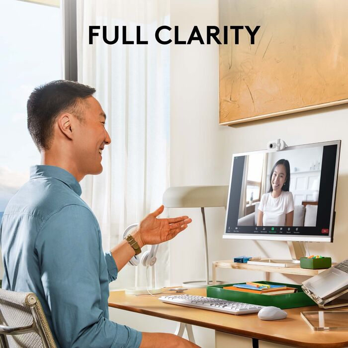 Logitech Brio 100 vefmyndavél - Hvít 