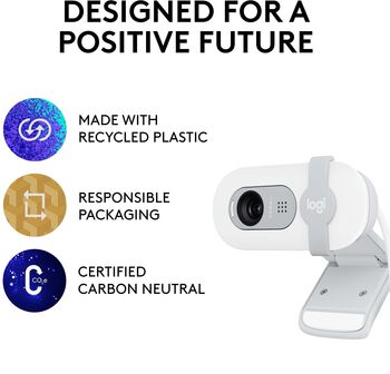 Logitech Brio 100 vefmyndavél - Hvít 