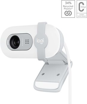 Logitech Brio 100 vefmyndavél - Hvít 