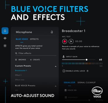 Logitech G Yeti GX hljóðnemi - Svartur