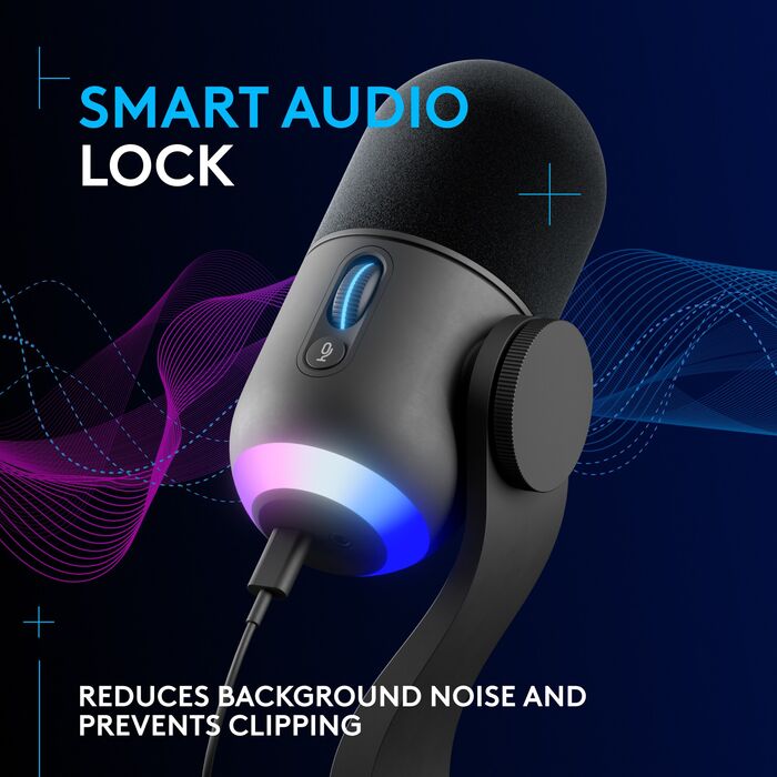 Logitech G Yeti GX hljóðnemi - Svartur