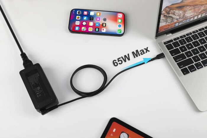 Logik 65W USB-C hleðslutæki