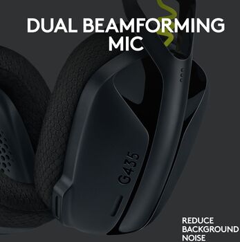 Logitech G435 þráðlaus leikjaheyrnartól - Svört