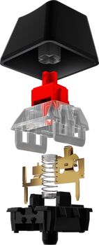 Logitech G512 leikjalyklaborð - GX rauðir rofar