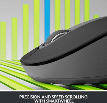 Logitech M650 L örvhent þráðlaus mús - Grá