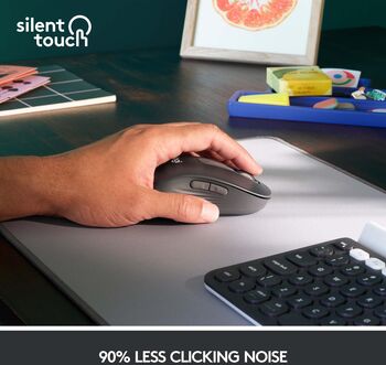 Logitech M650 L örvhent þráðlaus mús - Grá