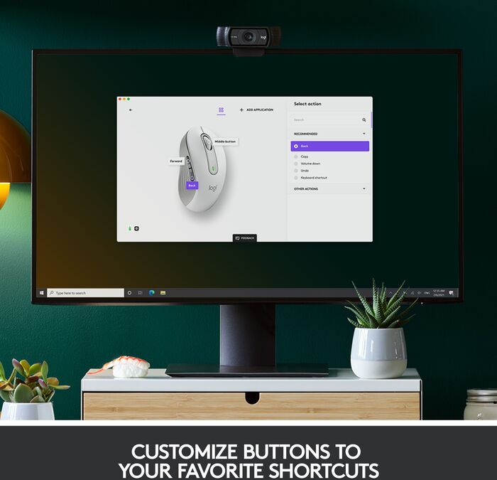 Logitech M650 þráðlaus mús - Hvít