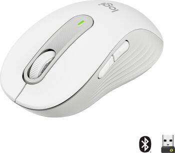 Logitech M650 þráðlaus mús - Hvít