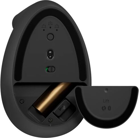 Logitech Lift Vertical L ergonomic mús - Svört