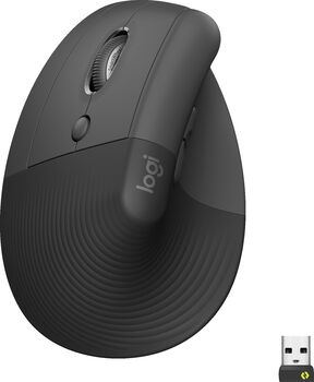 Logitech Lift Vertical L ergonomic mús - Svört