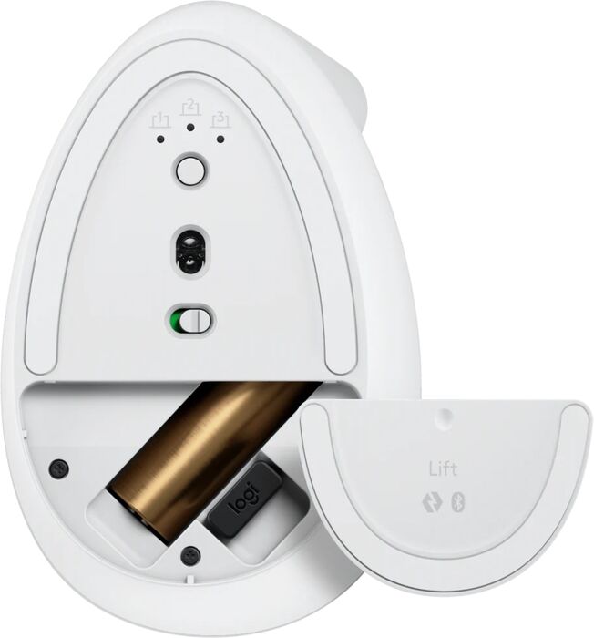 Logitech Lift Vertical ergonomic mús - Hvít