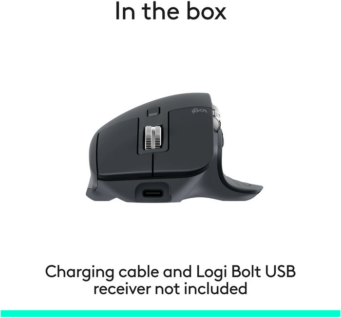 Logitech MX Master 3S þráðlaus tölvumús - Dökkgrá