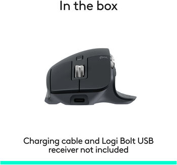 Logitech MX Master 3S þráðlaus tölvumús - Dökkgrá